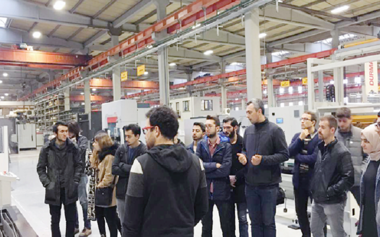 Die Studenten der Technischen Universität Bursa besuchten Durmazlar