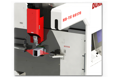 Mit HD-TC, präzisere Schnitte durch Zentrieren mit Lasersensor