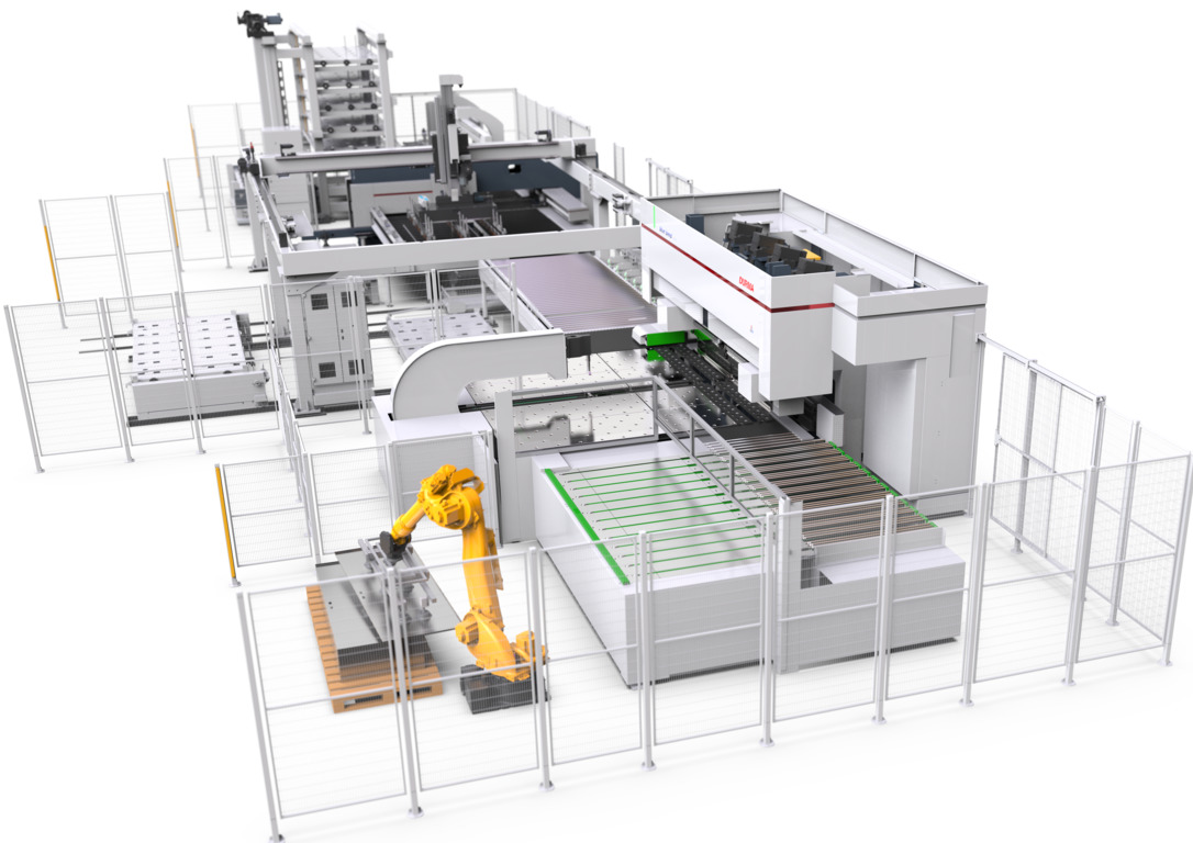 AUTOMATISCHE BLECHVERARBEITUNGSLINIE