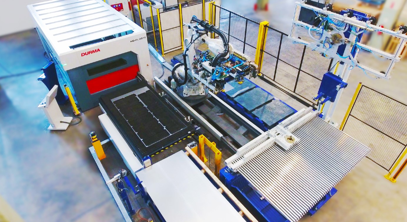 SORTING ROBOT FOR 2D LASER CUTTING MACHINES