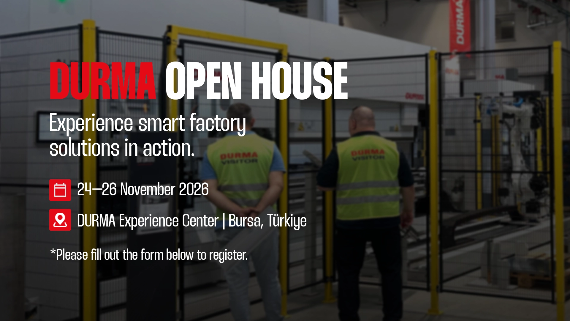 Durma Open House 24-26 November 2026